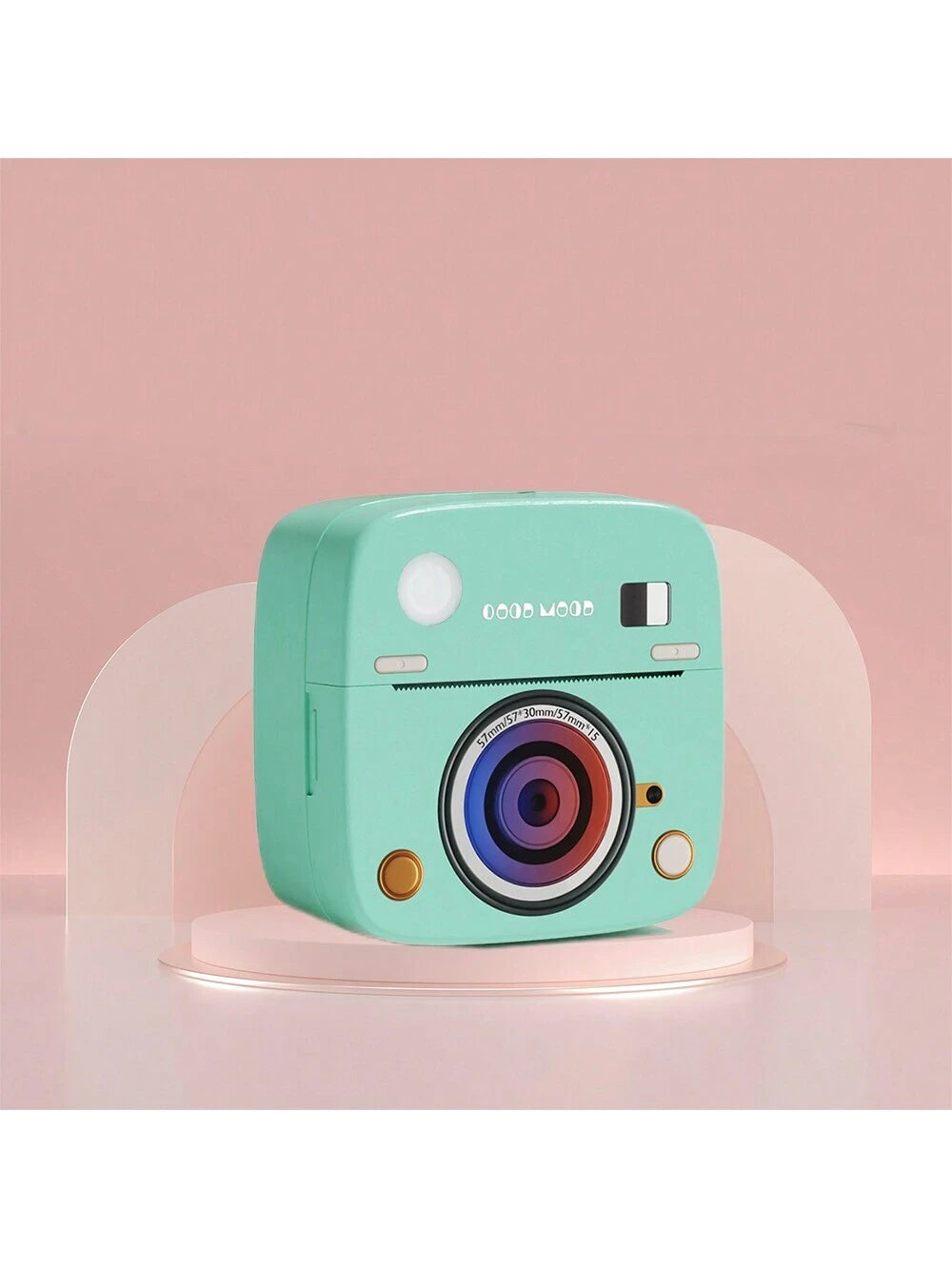 DOLEWA Wireless Portable Photo Printer, Mini Sticker Printer Compatible with IOS & Android, Bluetooth Pocket Printer Printing, Instant Printing