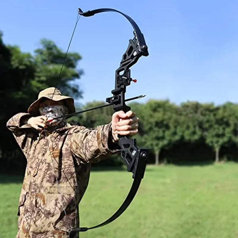 Adult Bow and Arrow Set for Youth Archery Recurve Bow Takedown Practice Hunting Long Bow for Sports Outdoor Shooting Training Right Hand