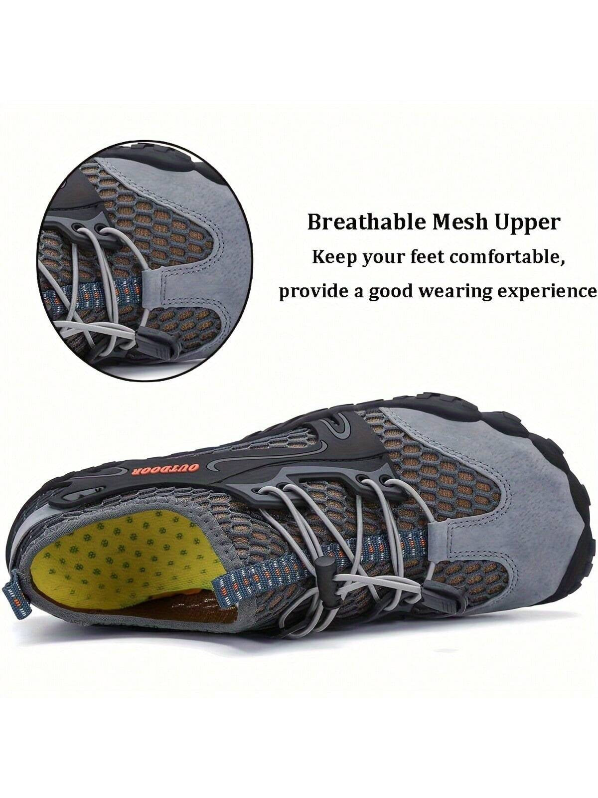 Mens Water Shoes Aqua Shoe Quick Dry Barefoot Beach Shoes for Swim Pool Yoga Outdoor Sports Surfing Driving