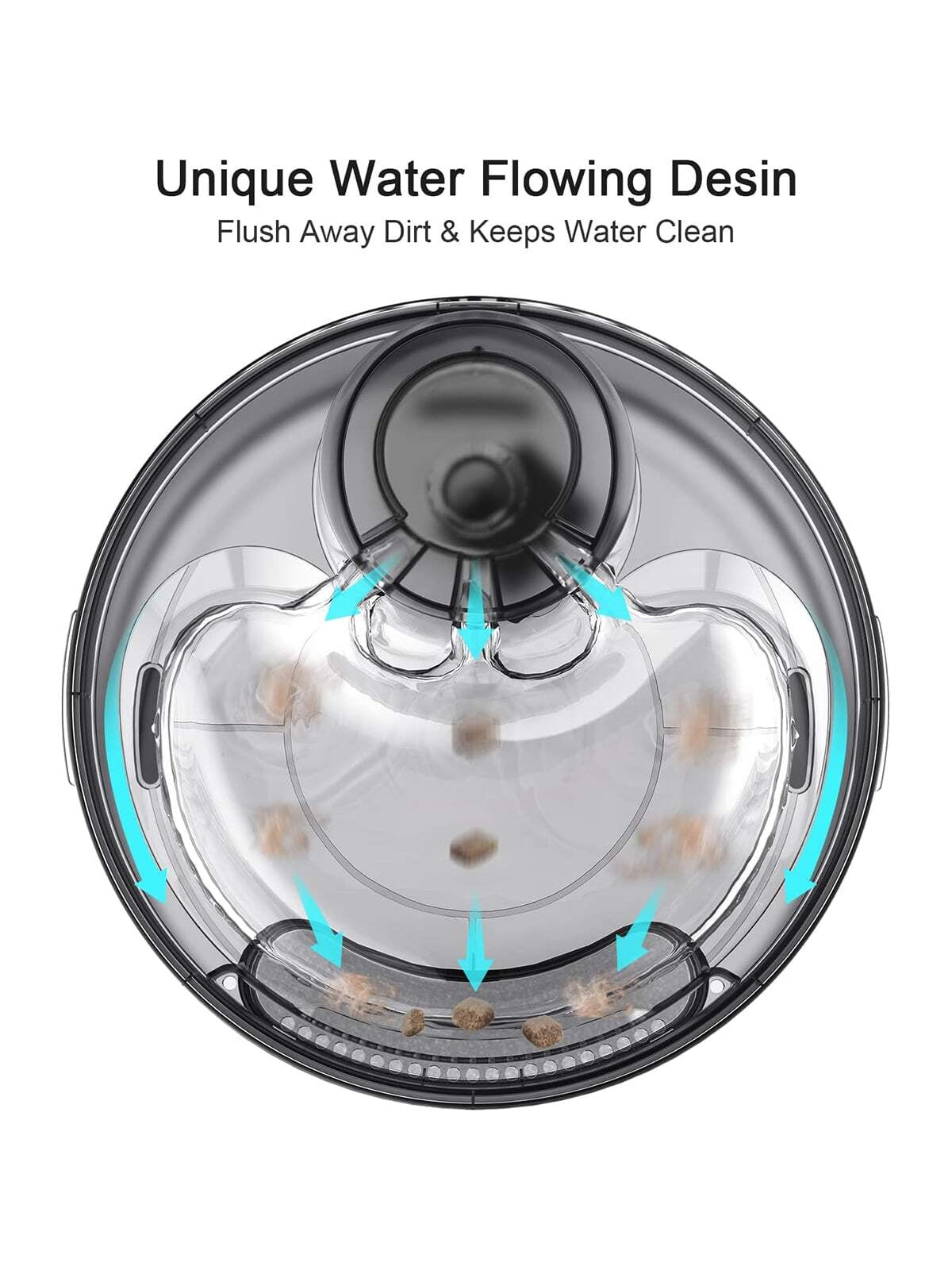 NPET DF10 Dog Water Fountain, 170Oz/1.3Gallon/5L Large Automatic Pet Water Dispenser Dog Water Bowl with Cleaning Kit, Replacement Filter for Cat, Dogs, Multiple Pets