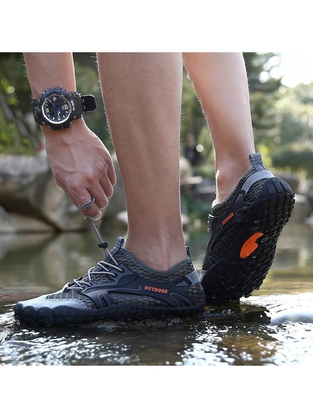 Mens Water Shoes Aqua Shoe Quick Dry Barefoot Beach Shoes for Swim Pool Yoga Outdoor Sports Surfing Driving