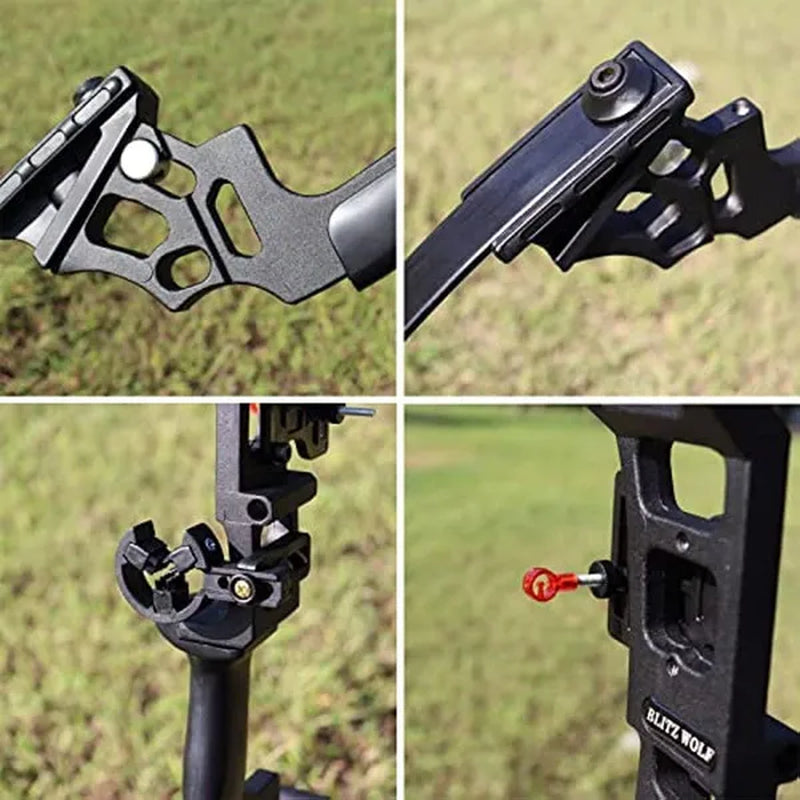 Adult Bow and Arrow Set for Youth Archery Recurve Bow Takedown Practice Hunting Long Bow for Sports Outdoor Shooting Training Right Hand